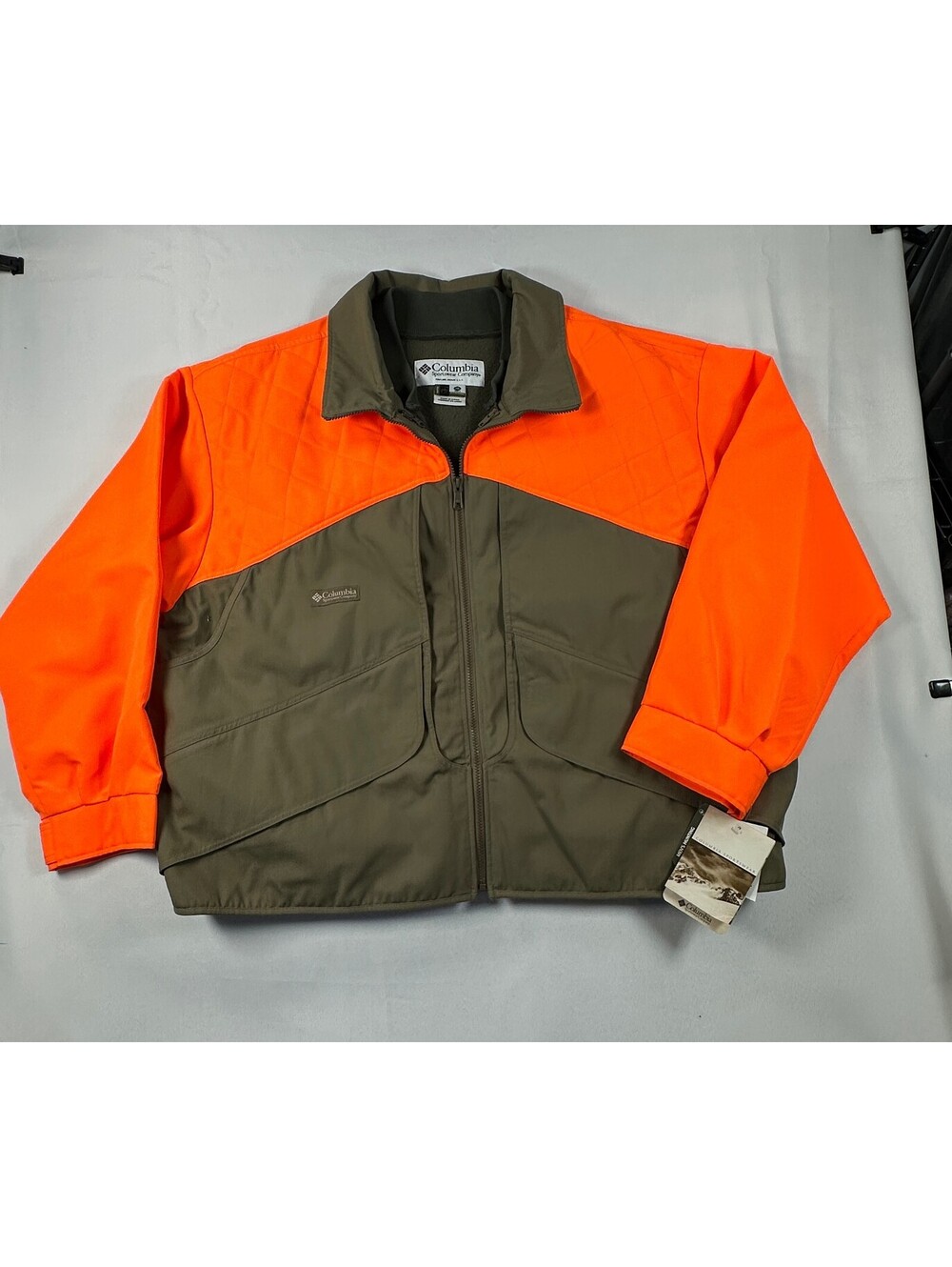 NWT Columbia Ptarmigan Parka Jacket Mens 3XL Blaze Orange Flax Hunting 3-in-1